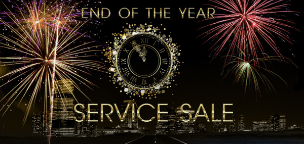 End of the Year Service Sale!