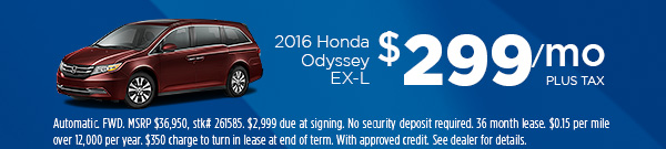 0% on New Hondas through This Weekend!