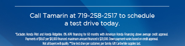 0% on New Hondas through This Weekend!