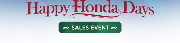 0% on New Hondas through This Weekend!